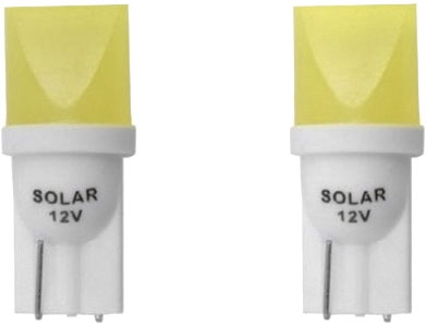 

Автолампа Solar LC343B2 T10 W2,1x9,5d желтая
