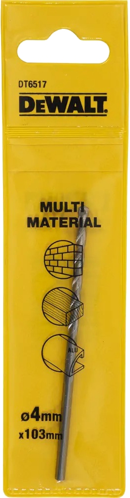 

Сверло DeWALT DT6517 спиральное по кирпичу 4 мм