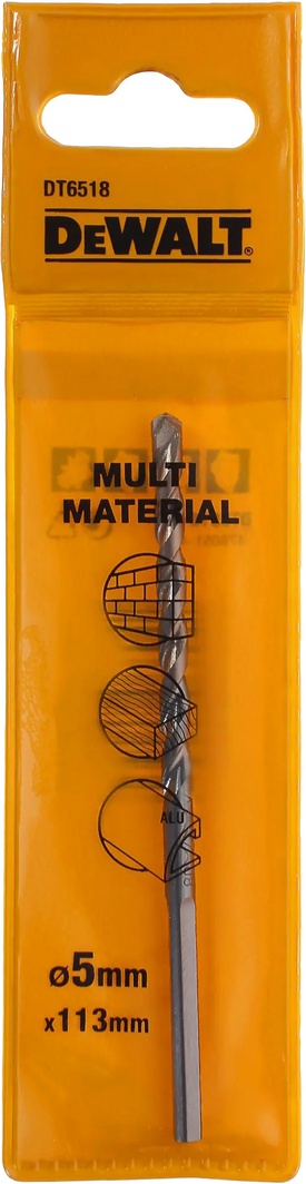 

Сверло DeWALT DT6518 спиральное по кирпичу 5 мм