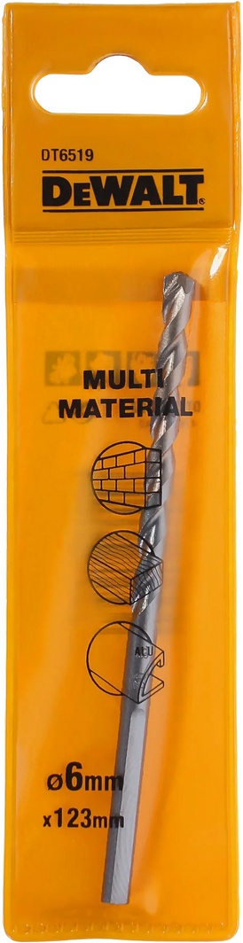 

Сверло DeWALT DT6519 спиральное по кирпичу 6 мм