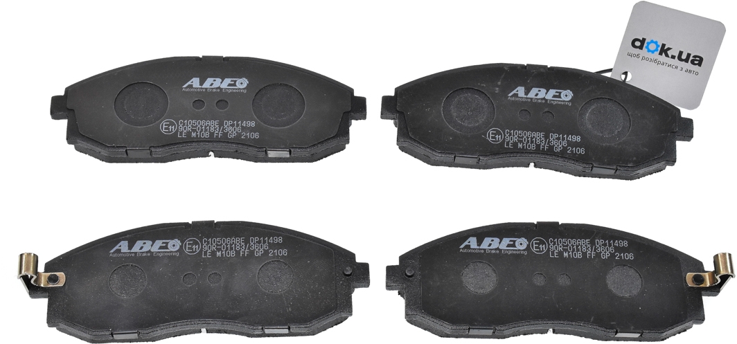 

Abe C10506ABE Тормозные колодки
