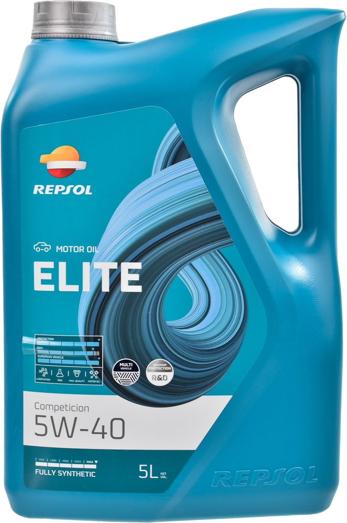 

Моторное масло Repsol Elite Competicion 5W-40 синтетическое RPP0062JFB