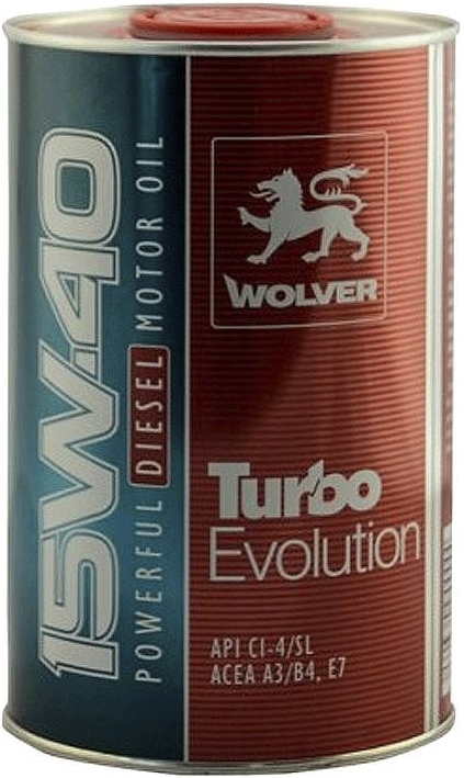 

Моторное масло Wolver Turbo Evolution 15W-40 минеральное 4260360944444