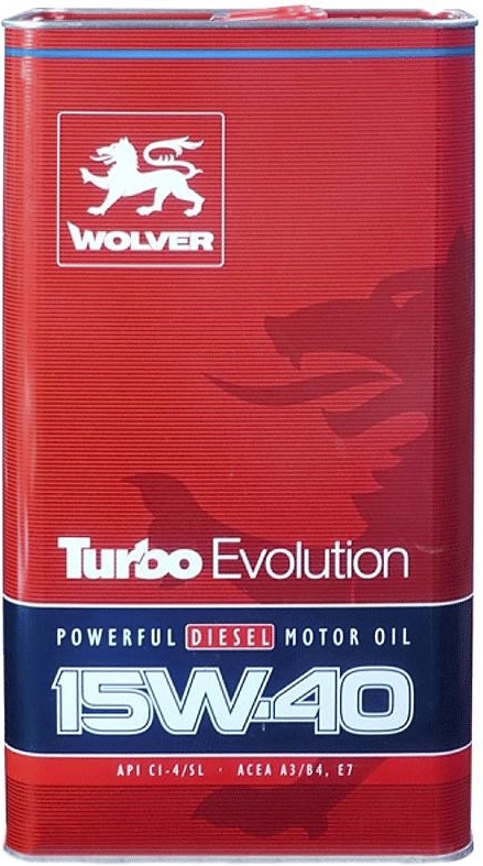 

Моторное масло Wolver Turbo Evolution 15W-40 минеральное 4260360944468
