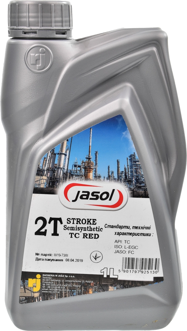 

Моторное масло 2T Jasol Stroke Red полусинтетическое 330460