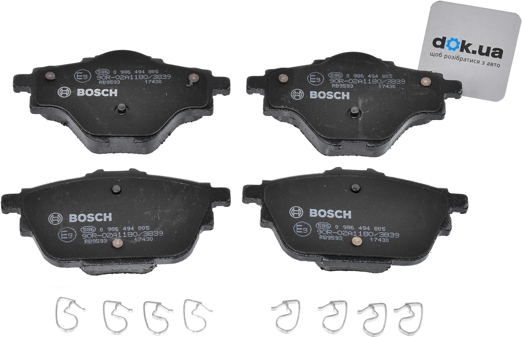 

Bosch 0986494805 Тормозные колодки