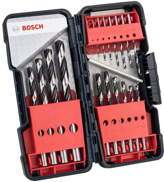 

Набор сверл Bosch 2608577350 спиральных по металлу 1-10 мм 18 шт.