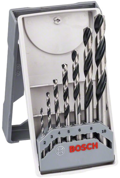 

Набор сверл Bosch 2608587013 спиральных по металлу 1-10 мм 19 шт.