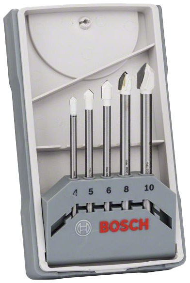 

Набор сверл Bosch 2608587169 перьевых по плитке 4-10 мм 5 шт.