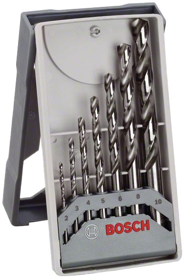 

Набор сверл Bosch 2608589295 спиральных по металлу 2-10 мм 7 шт.