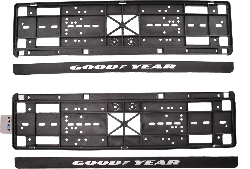 

Комплект рамок номерного знака Aurora NPH-05 цвет черный Goodyear