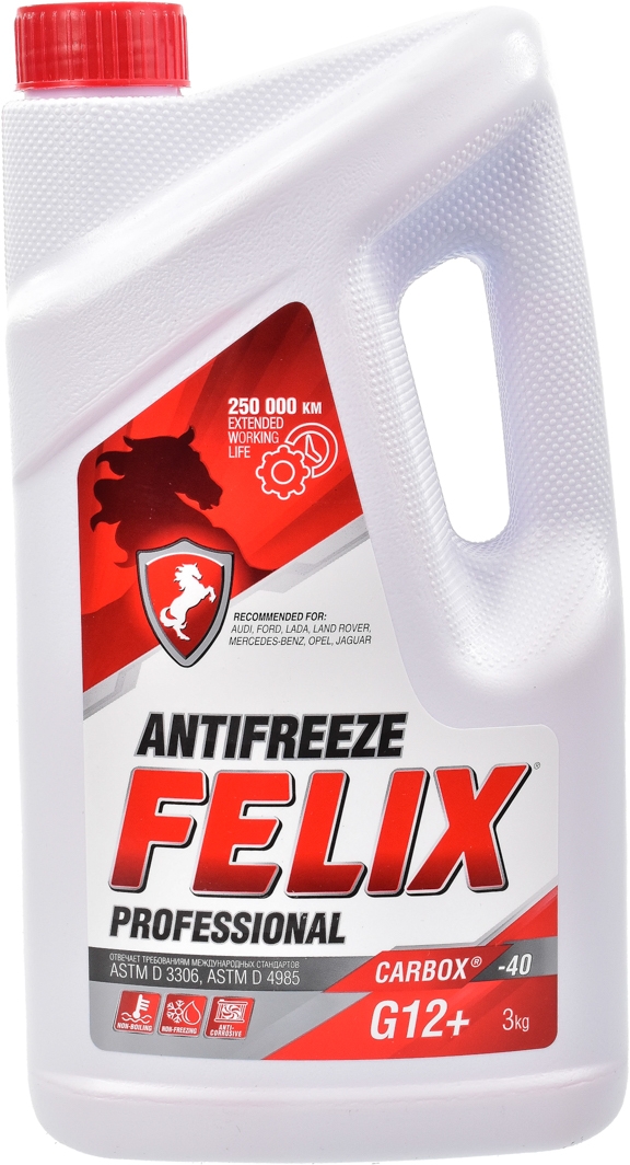 

Готовый антифриз Felix Carbox G12+ красный -40 °C 430206326