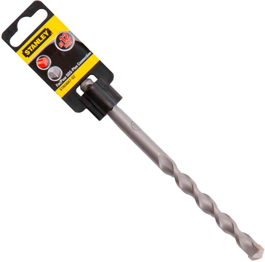 

Бур Stanley STA54047 спиральный по кирпичу и бетону 12 мм