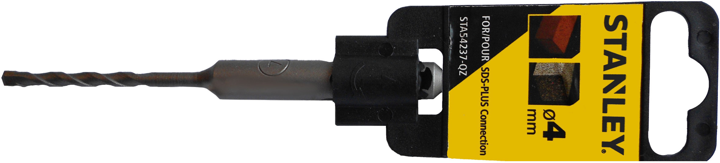 

Бур Stanley STA54237 спиральный по кирпичу и бетону 4 мм