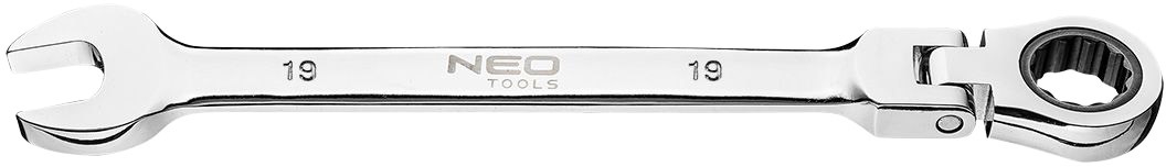 

Ключ комбинированный трещоточный Neo Tools 09-061 I-образный 19 мм с шарниром
