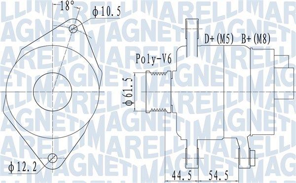 

Magneti Marelli 943315581010 Генератор