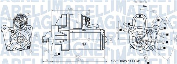 

Magneti Marelli 943211931010 Стартер