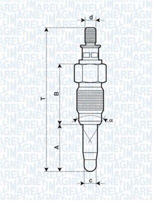 

Magneti Marelli UX25A Свеча зажигания