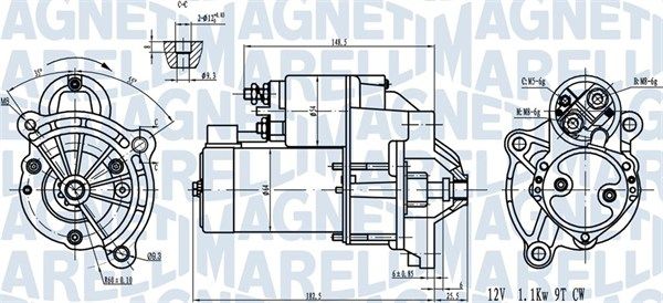 

Magneti Marelli 943205811010 Стартер