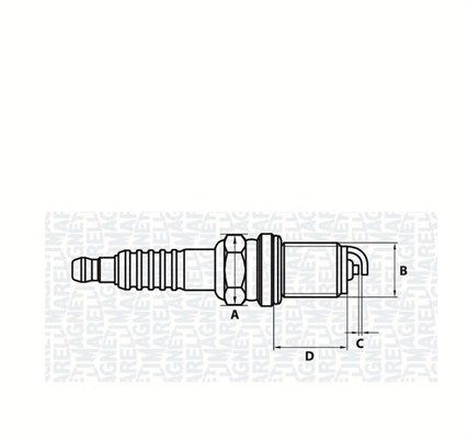 

Magneti Marelli 062000780304 Свеча зажигания