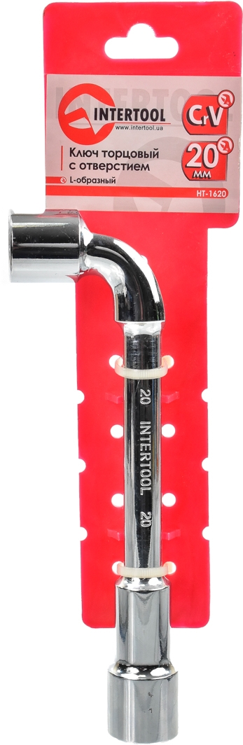 

Ключ торцевой Intertool ht1620 L-образный 20 мм