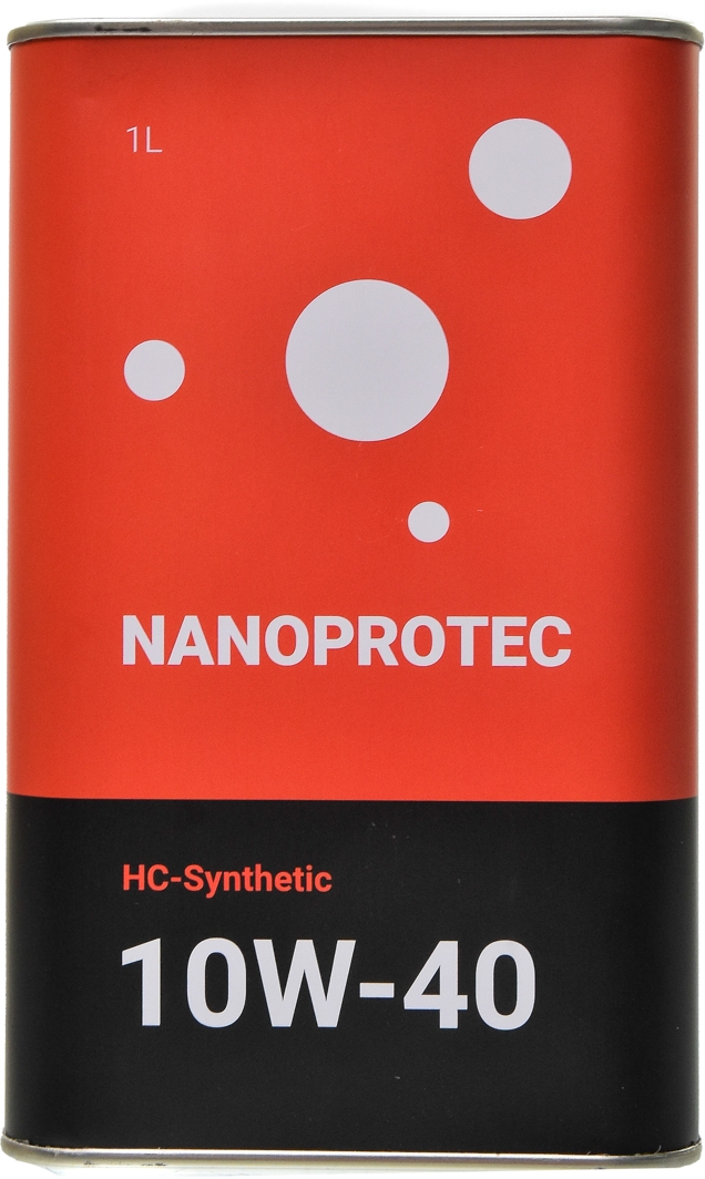 

Моторное масло Nanoprotec HC-Synthetic 10W-40 синтетическое NP2219520