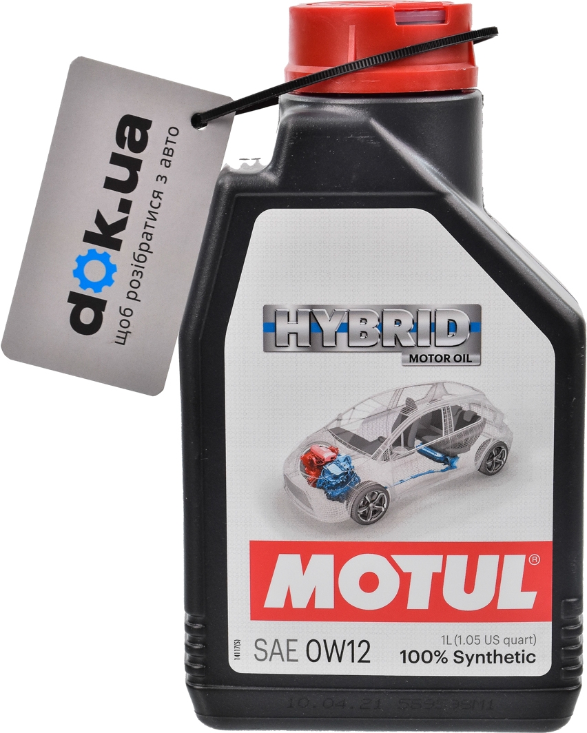 

Моторное масло Motul Hybrid 0W-12 синтетическое 107151