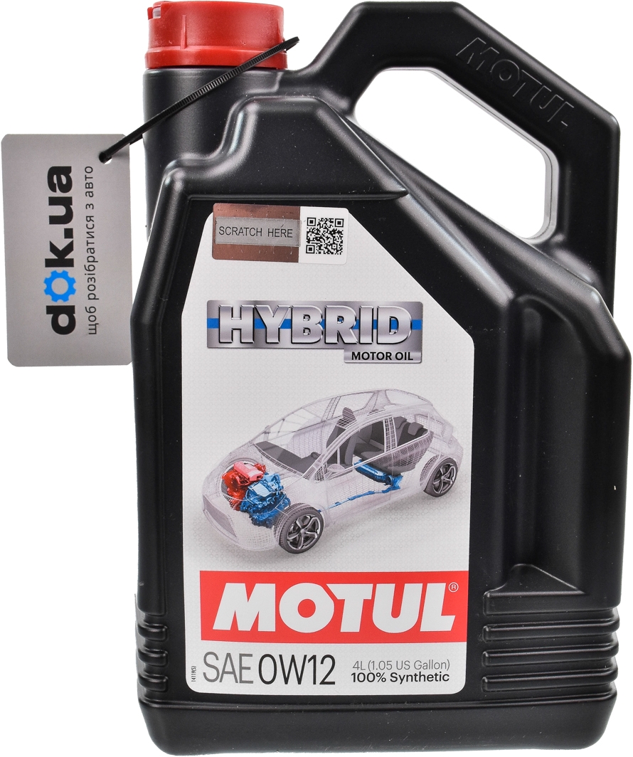 

Моторное масло Motul Hybrid 0W-12 синтетическое 107152