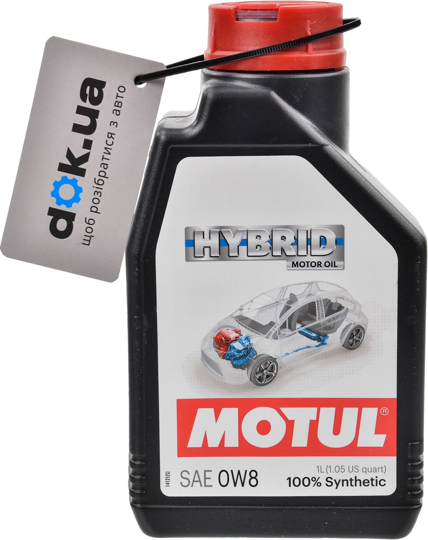 

Моторное масло Motul Hybrid 0W-8 синтетическое 107156