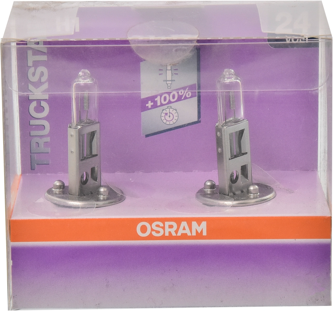 

Автолампа Osram 64155LTSTWIN Truck Star H1 P14,5s 70 W прозрачная