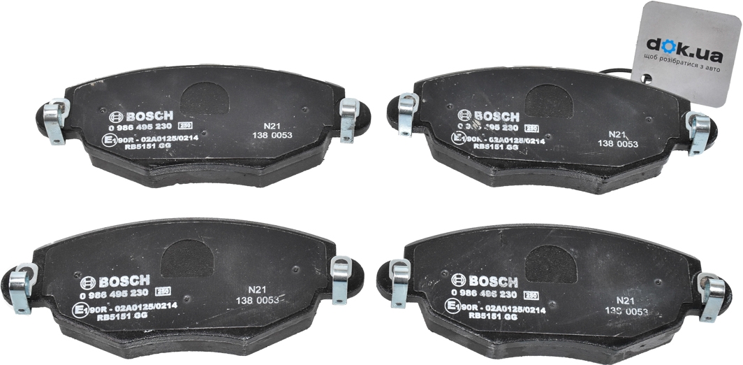 

Bosch 0986495230 Тормозные колодки
