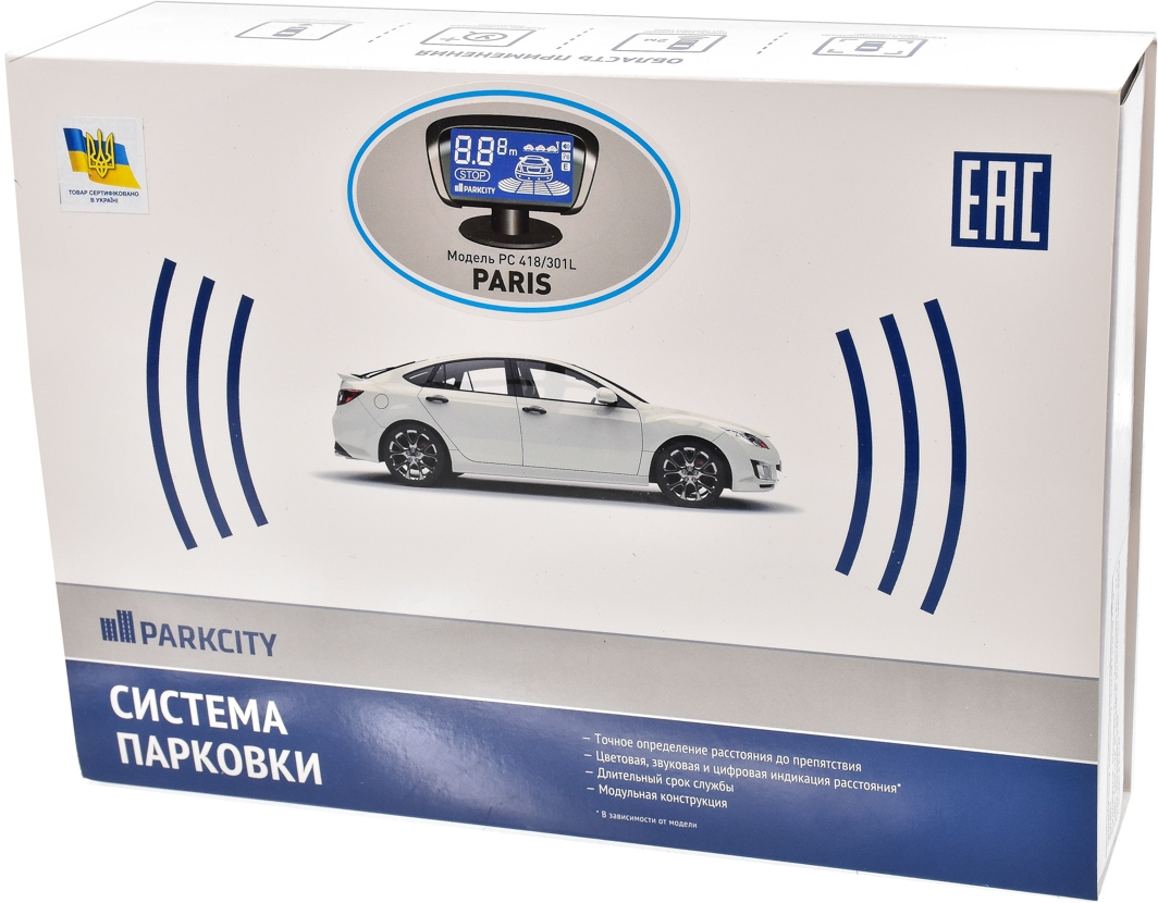 

Парктроник ParkCity Paris 418/301L белый 4 шт. 00000007767