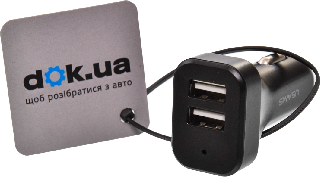 

USB зарядка в авто Usams C13 CC87TC01