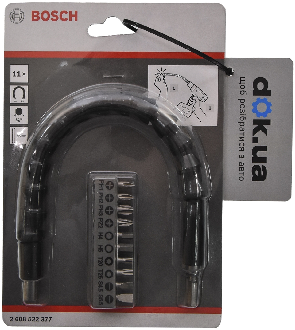 

Набор бит Bosch 2608522377 10 шт.