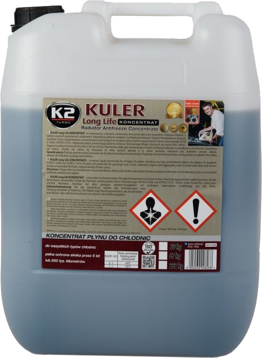 

Концентрат антифриза K2 Kuler G11 синий W416N