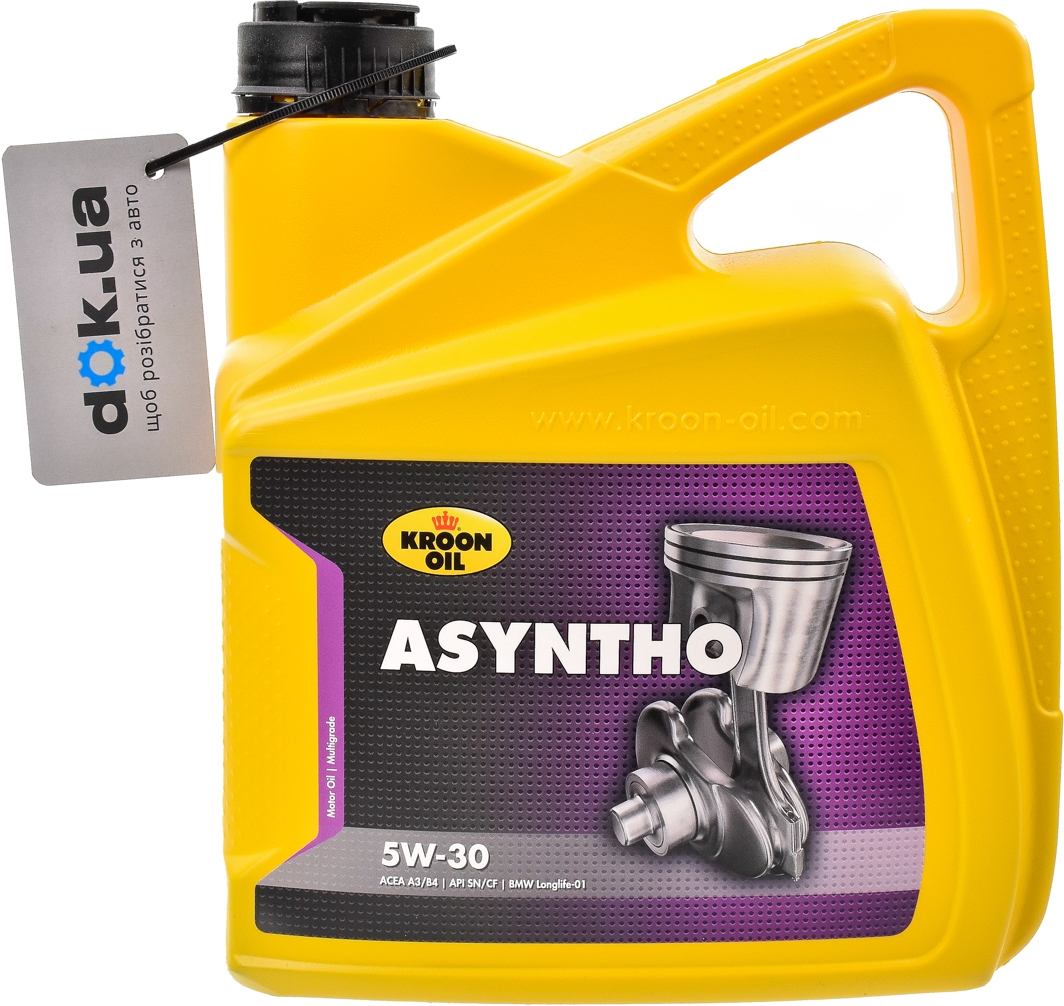 

Моторное масло Kroon Oil Asyntho 5W-30 синтетическое 34668