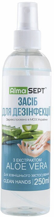 

Санитайзер Alma Sept Clean Hands 537640 250 мл