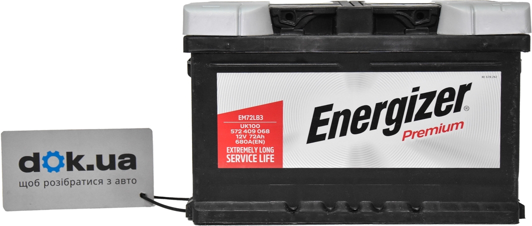 

Аккумулятор Energizer 6 CT-72-R Premium 572409068