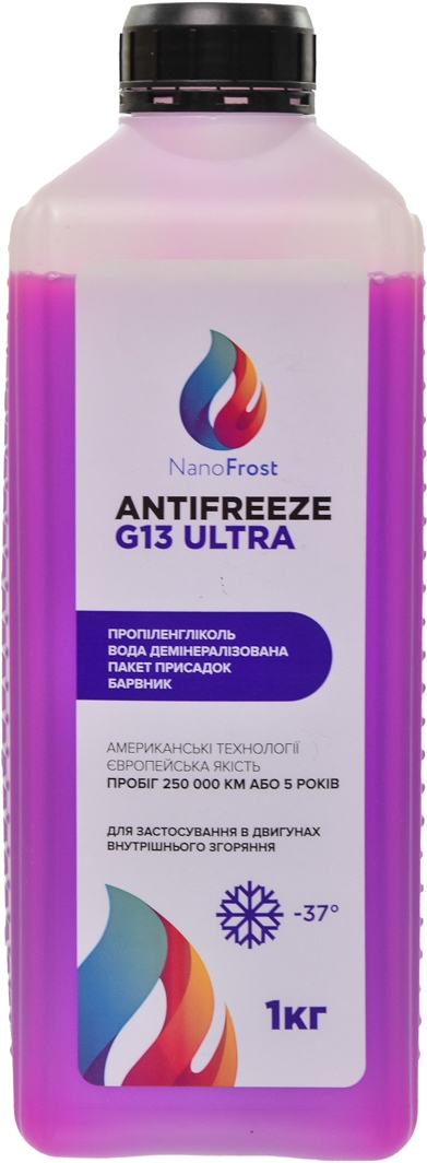 

Готовый антифриз NanoFrost Ultra G13 фиолетовый -37 °C G13ULTRAVIOLET9