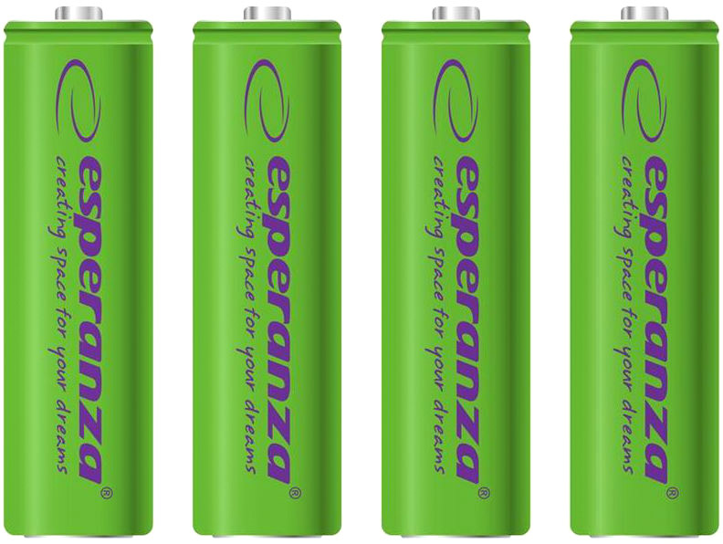 

Аккумуляторная батарейка ESPERANZA EZA104G 2000 mAh 4 шт