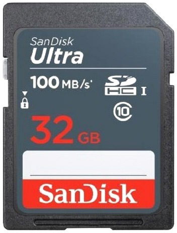 

Карта памяти SanDisk Ultra SDHC 32 ГБ SDSDUNR-032G-GN3IN