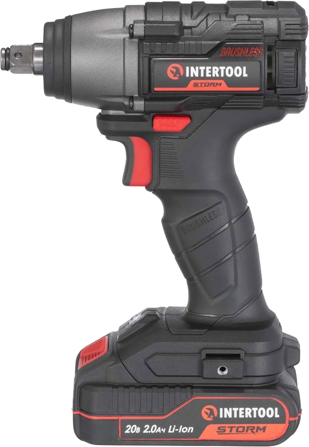 

Гайковерт аккумуляторный Intertool (1 аккумулятор + ЗУ) WT-0364