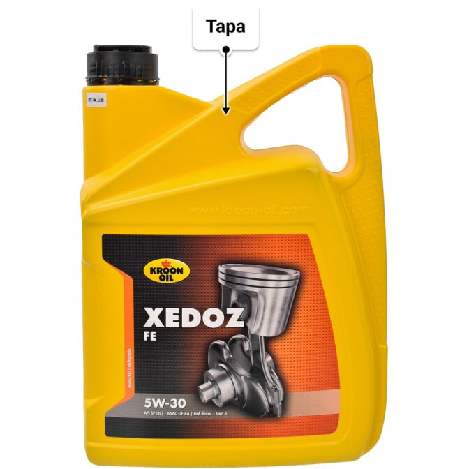 Моторное масло Kroon Oil Xedoz FE 5W-30 5 л