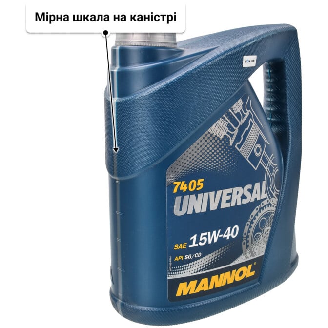 Моторна олива Mannol Universal 15W-40 3 л