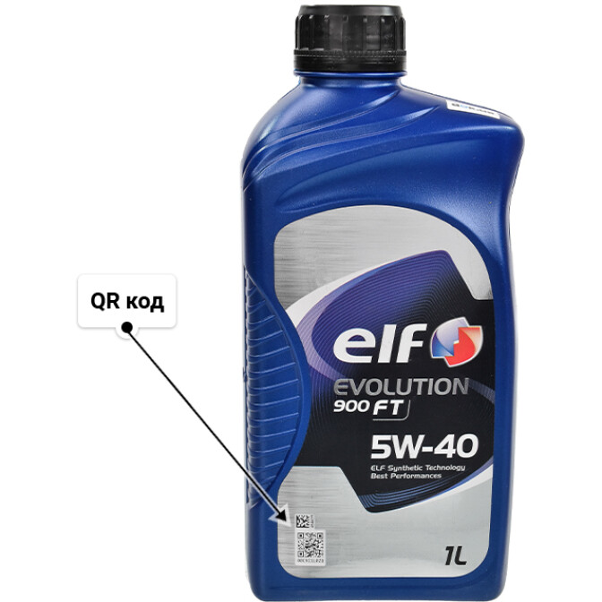 Elf Evolution 900 FT 5W-40 моторное масло 1 л
