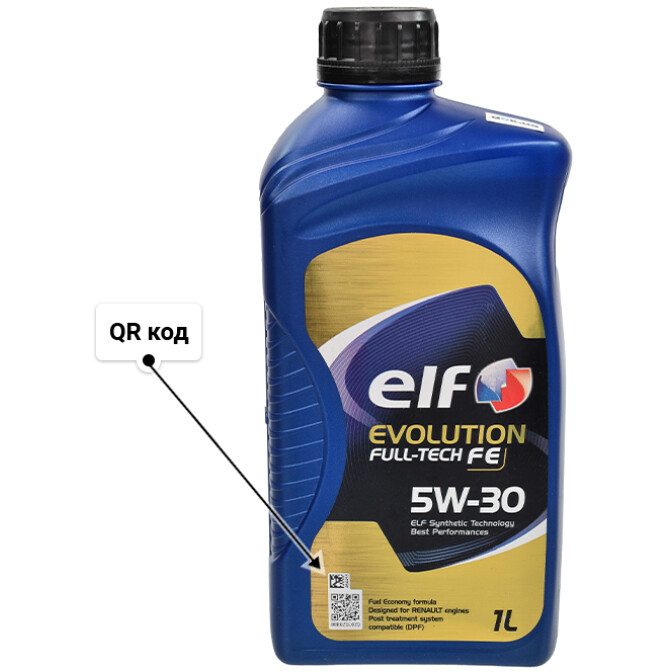 Elf Evolution Full-Tech FE 5W-30 моторное масло 1 л