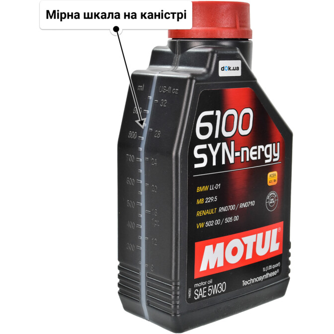 Motul 6100 SYN-nergy 5W-30 моторна олива 1 л