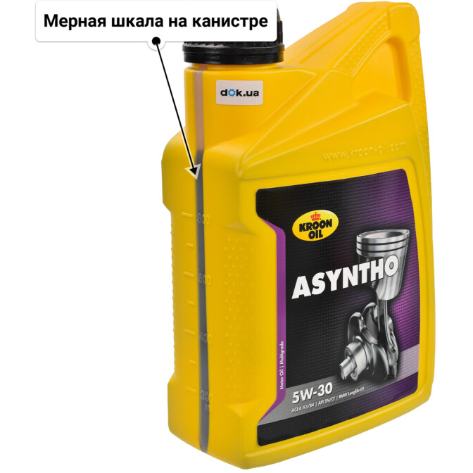 Моторное масло Kroon Oil Asyntho 5W-30 1 л