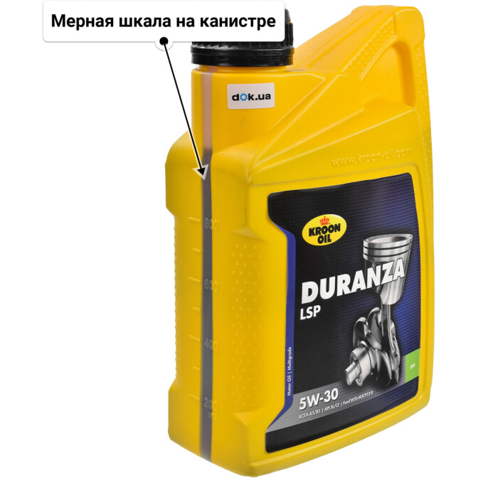 Моторное масло Kroon Oil Duranza LSP 5W-30 для Kia Picanto 1 л
