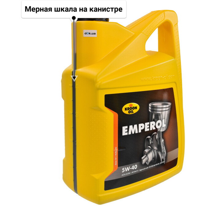 Моторное масло Kroon Oil Emperol 5W-40 для Dacia Logan 5 л